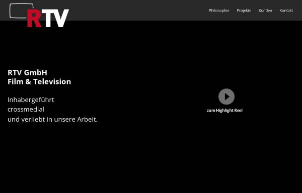 Vorschau von www.rtv-live.de, RTV GmbH Film & Television