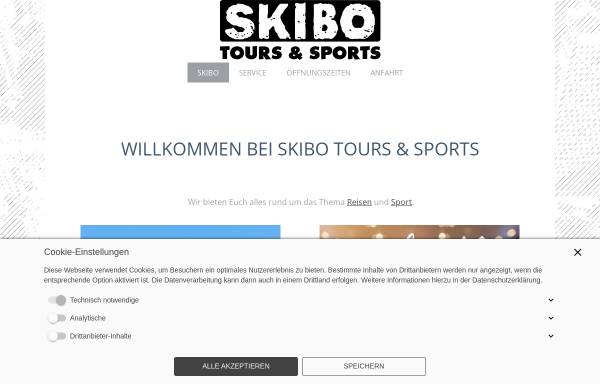 Vorschau von www.skibo.de, SkiBo Tours