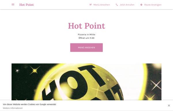 Vorschau von pizza-hotpoint.business.site, Pizza HotPoint