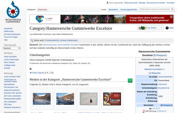 Vorschau von commons.wikimedia.org, Hannoversche Gummiwerke Excelsior – Wikimedia Commons