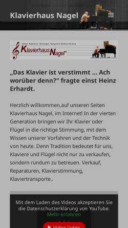 Vorschau der mobilen Webseite klavierhaus-nagel.de, Klavierhaus Nagel
