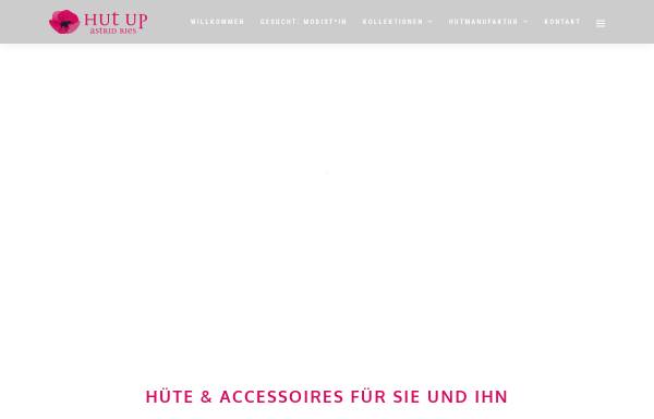 Vorschau von www.hut-up.de, Hut-Up - Männersache Inh. Astrid Ries