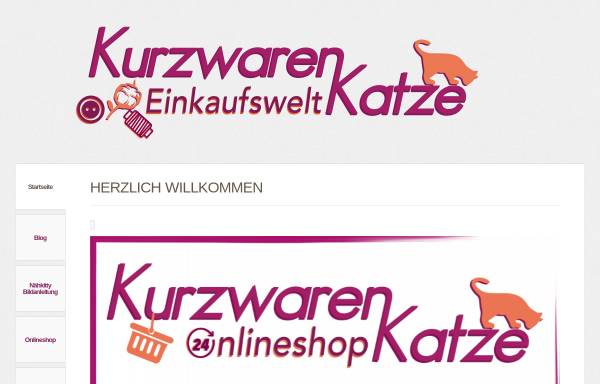 Vorschau von www.kurzwarenkatze.de, Die KurzwarenKatze - Katrin Schmidt