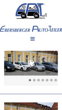 Vorschau der mobilen Webseite www.carsharing-ebersberg.de, Ebersberger Autoteiler