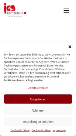 Vorschau der mobilen Webseite igs-kreyenbrueck.de, Integrierte Gesamtschule Kreyenbrück