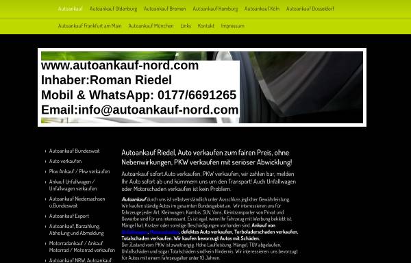 Vorschau von www.autoankauf-nord.com, Autoankauf Nord