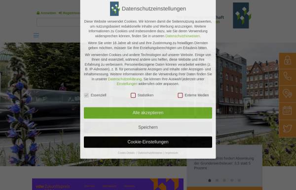 Vorschau von www.vdw-online.de, Verband der Wohnungs- und Immobilienwirtschaft in Niedersachsen und Bremen e.V.