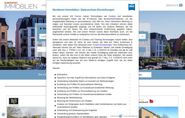 Vorschau von immobilien.nwzonline.de, NWZ-Immo