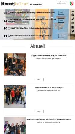 Vorschau der mobilen Webseite www.knastkultur.de, Knastkultur