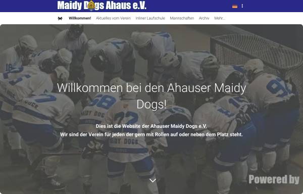 Vorschau von maidy-dogs.de, Ahauser Maidy Dogs e.V.