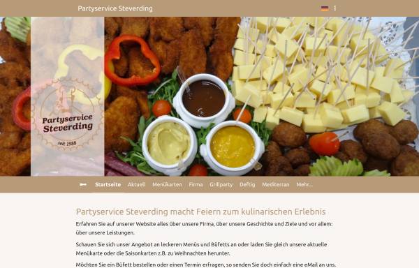 Vorschau von partyservice-steverding.de, Partyservice Steverding GbR
