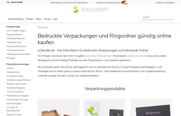 Schlender Ringmappen GmbH & Co KG