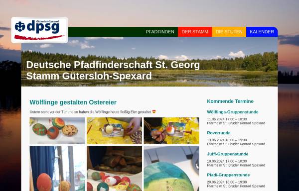 Vorschau von pfadfinder-guetersloh.de, DPSG Gütersloh