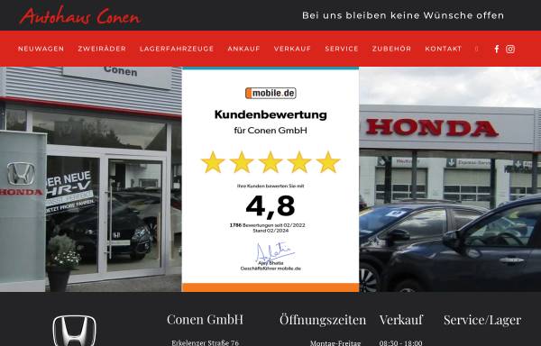 Vorschau von autohaus-conen.de, Conen GmbH