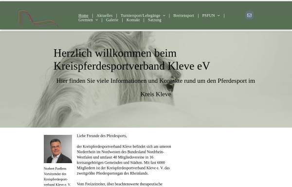 Vorschau von www.kv-kleve.de, Kreispferdesportverband Kleve e.V.