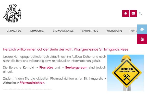 Vorschau von www.st-irmgardis-rees.de, Kirchenchöre St Mariä Himmelfahrt Rees