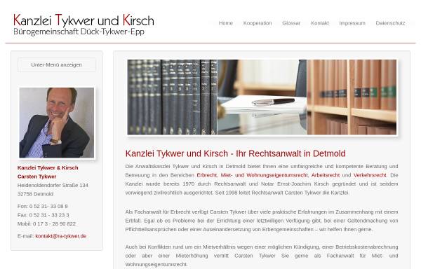 Vorschau von www.rechtsanwalt-tykwer.de, Kanzlei Tykwer & Kirsch