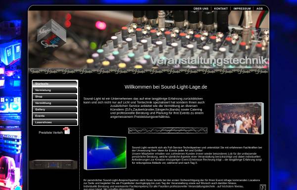Vorschau von www.sound-light-lage.de, Angela Born