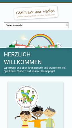 Vorschau der mobilen Webseite www.gsv-weser-wiehen.de, GSV | Weser und Wiehen