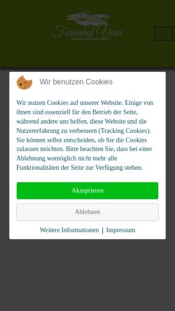 Vorschau der mobilen Webseite www.hof-verse.de, Ferienhof Verse