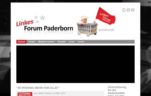 Vorschau von www.linkesforum-paderborn.de, Linkes Forum Paderborn