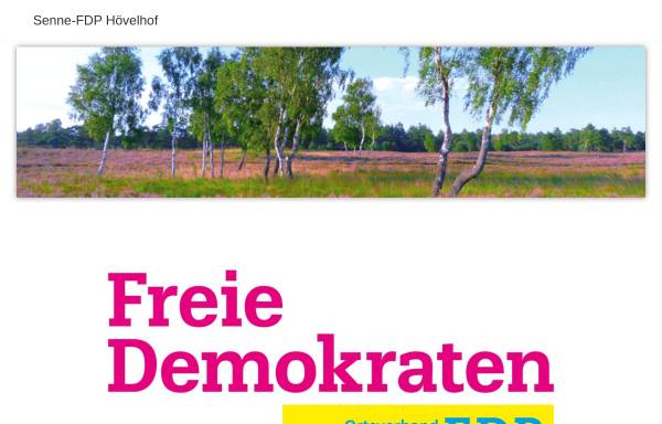 Vorschau von www.fdp-hoevelhof.de, FDP Hövelhof