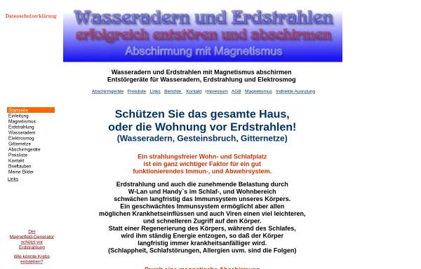 Vorschau von www.wasseradern-abschirmung.de, Wasseradern-Abschirmung.de