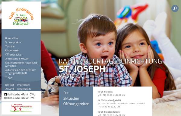 Vorschau von www.kindergarten-mastbruch.de, Kath. Kita St. Joseph Mastbruch