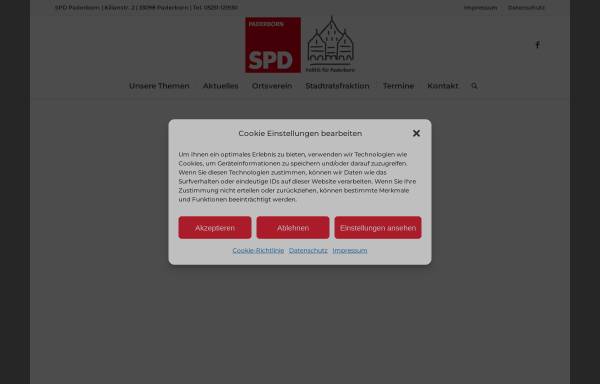 Vorschau von www.spd-paderborn.de, SPD Ortsverein Paderborn