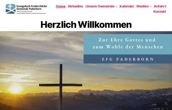 Vorschau von www.efg-paderborn.de, Evangelisch-Freikirchliche Gemeinde Paderborn