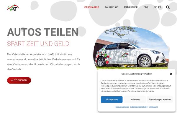 Vorschau von www.carsharing-vaterstetten.de, VAT: Vaterstettener Auto-Teiler e.V.