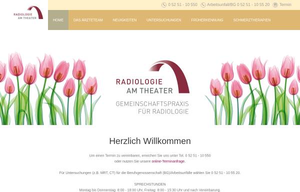 Vorschau von www.radiologie-am-theater.de, Radiologe am Theater
