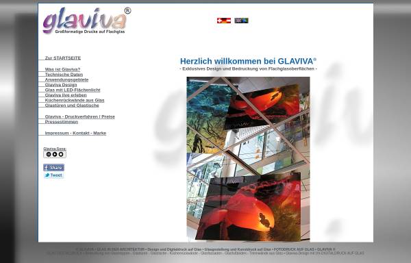 Vorschau von www.glaviva.de, Glaviva, Inh. Wolfgang Dehmel