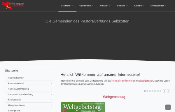 Vorschau von www.pastoralverbund-salzkotten.de, Pastoralverbund Salzkotten