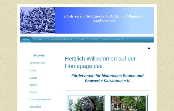 Vorschau von www.handwerksinsel.de, Förderverein für kulturhistorische Bauten und Bauwerke e.V