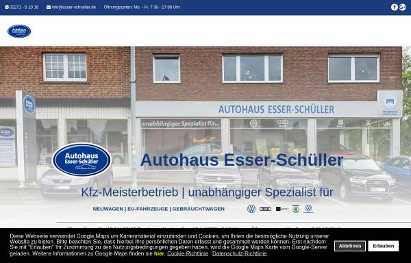 Vorschau von www.automobile-esser-schueller.de, Automobile Esser-Schüller GmbH