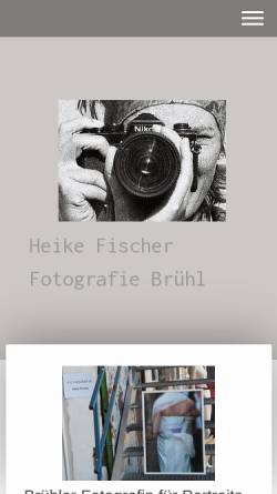 Vorschau der mobilen Webseite www.photo-fischer.de, Heike Fischer Fotografie