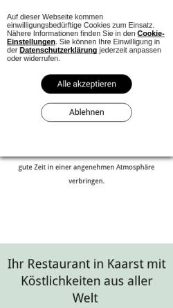 Vorschau der mobilen Webseite www.alte-zeit.com, Internationales Restaurant Alte Zeit