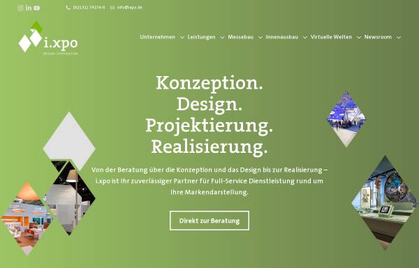 Vorschau von www.ixpo.de, i.xpo GmbH & Co. KG