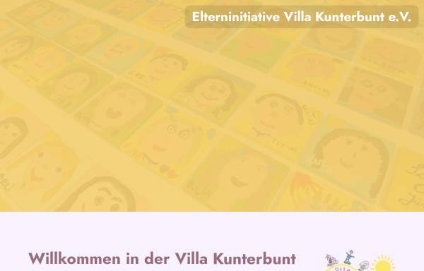 Vorschau von www.kindergarten-villakunterbunt.de, Elterninitiative Villa Kunterbunt e.V