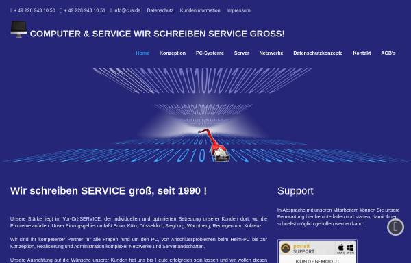 Vorschau von cus.de, Computer und Service, Chris Geyer