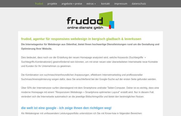 Vorschau von frudod.com, frudod gmbh