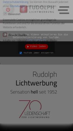 Vorschau der mobilen Webseite www.rudolph-siegen.de, Rudolph Siegen GmbH