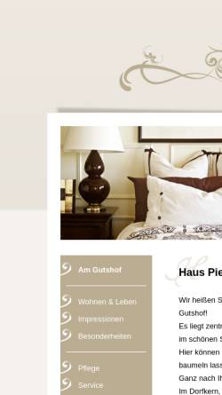 Vorschau der mobilen Webseite www.haus-piening.de, Haus Piening