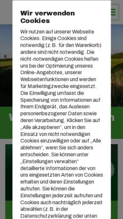 Vorschau der mobilen Webseite golfplatz-werne.de, Golfplatz Werne