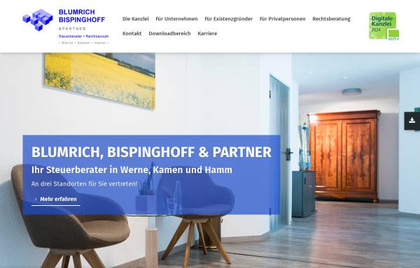Vorschau von www.blumrich-bispinghoff.de, Blumrich, Bispinghoff & Partner