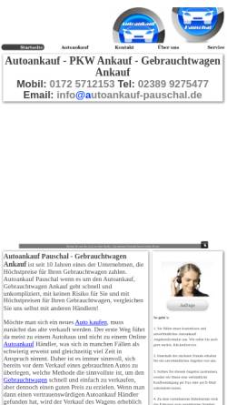 Vorschau der mobilen Webseite www.autoankauf-pauschal.de, Autoankauf Pauschal