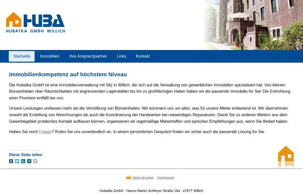 Vorschau von www.hubatka-immobilien.de, Hubatka GmbH