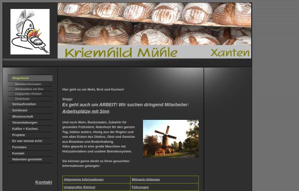 Vorschau von www.kriemhild-muehle.de, Kriemhild-Mühle
