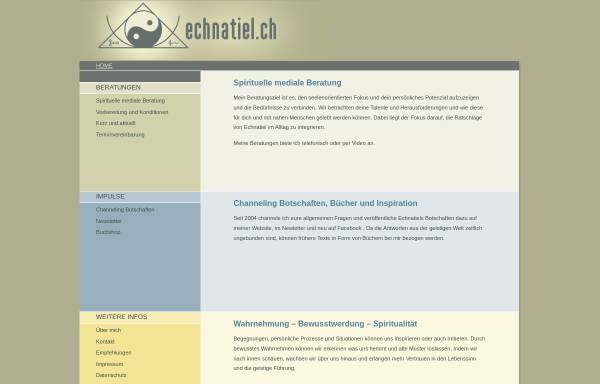Vorschau von www.echnatiel.ch, Mediale und Trance-Mediale Beratung